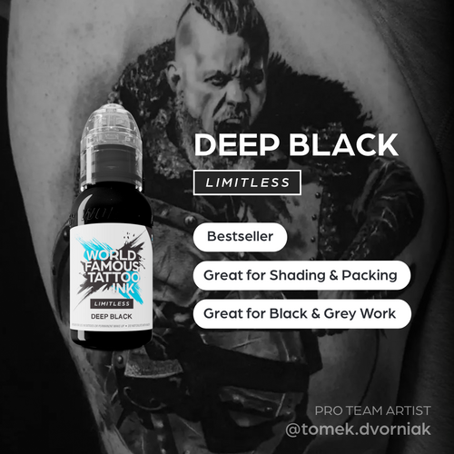  Deep Black Tattoo Ink for the EU