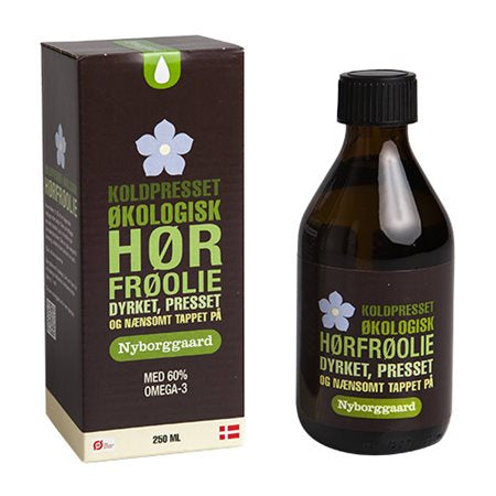 8: Nyborggaard Hørfrøolie Økologisk - 250 ml