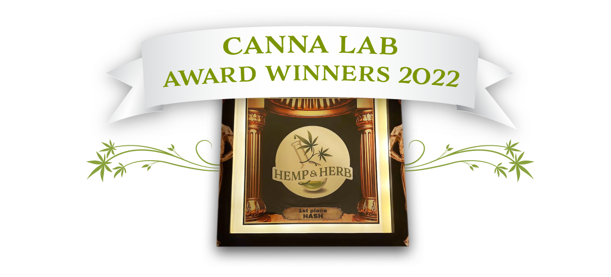 canna lab award winners 2022 1st place hash