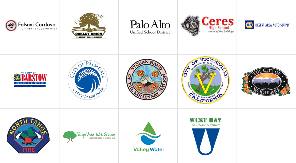 Vizocare Clients' Logos - California