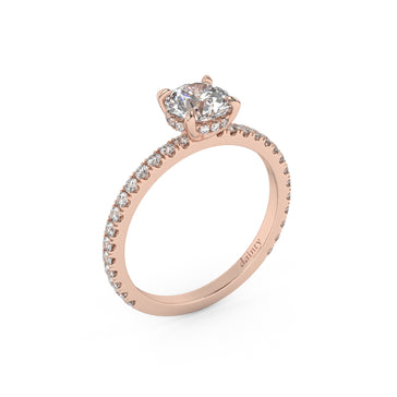 .54ct Pink Diamond Rose Gold Solitaire