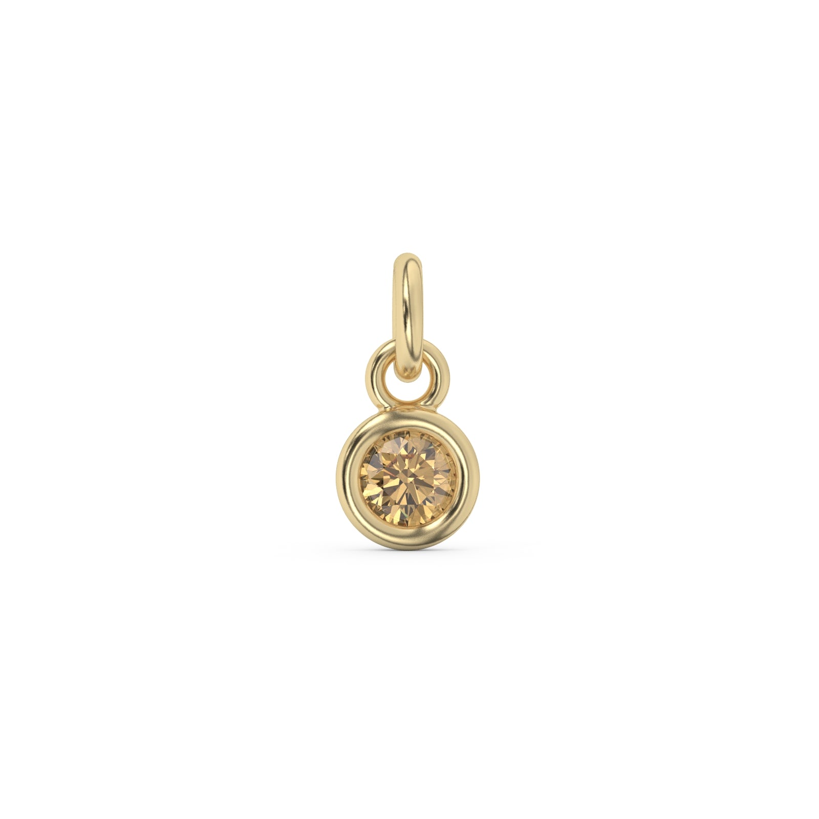  November Birthstone Charm | 10k Yellow Gold 