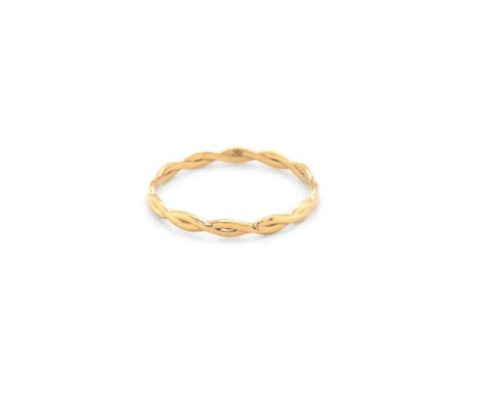  Gold Infinity Ring 