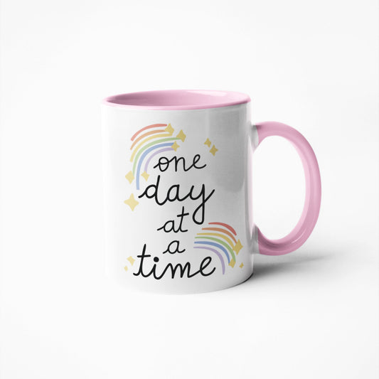 One Day at a Time Tote Bag // 12 oz. Canvas Tote – Coley Made