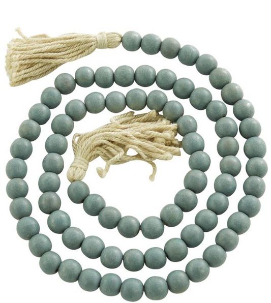 Grey Wood Bead Garland – KATE MARKER HOME