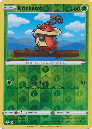 Pokemon - Ditto 107/159 - Crown Zenith - Reverse Foil Card