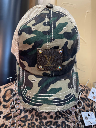 Keep It Gypsy Upcycled LV Patch Ball Cap - ShopperBoard