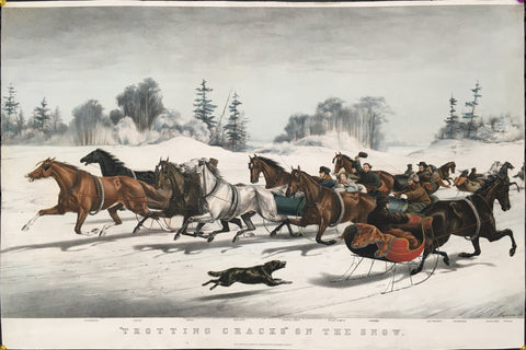 Currier & Ives: Trotting Cracks on the Snow