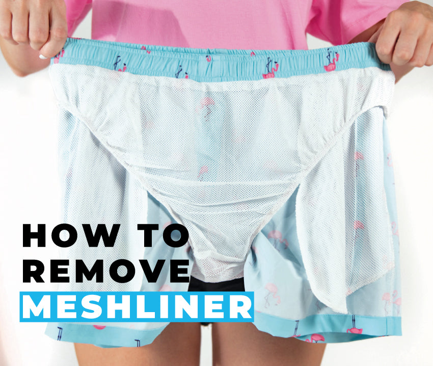 How to remove the mesh liner from swim trunk – Bermies