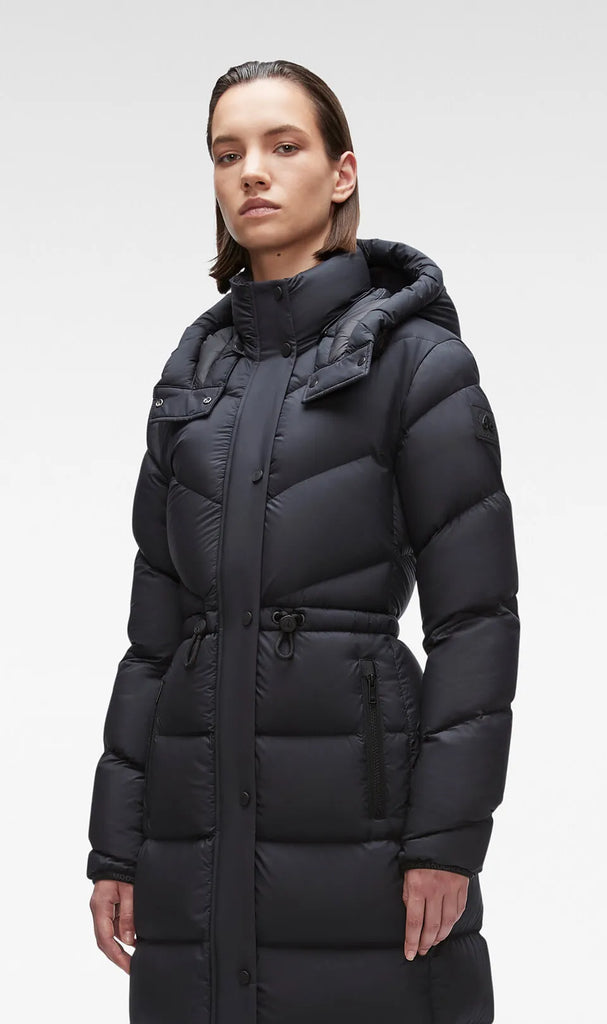 NICOLE BENISTI BELLEVILLE REVERSIBLE FUR LINED PARKA BLACK – Denim