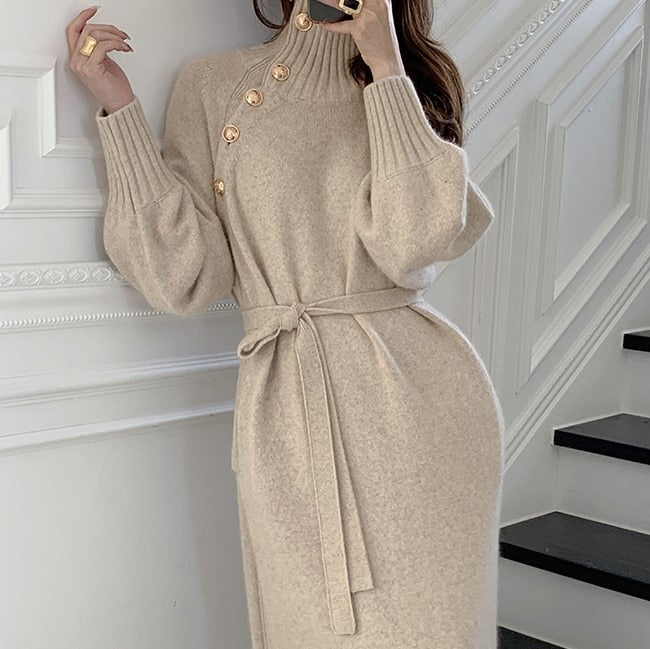 Elegant Sweater Dress