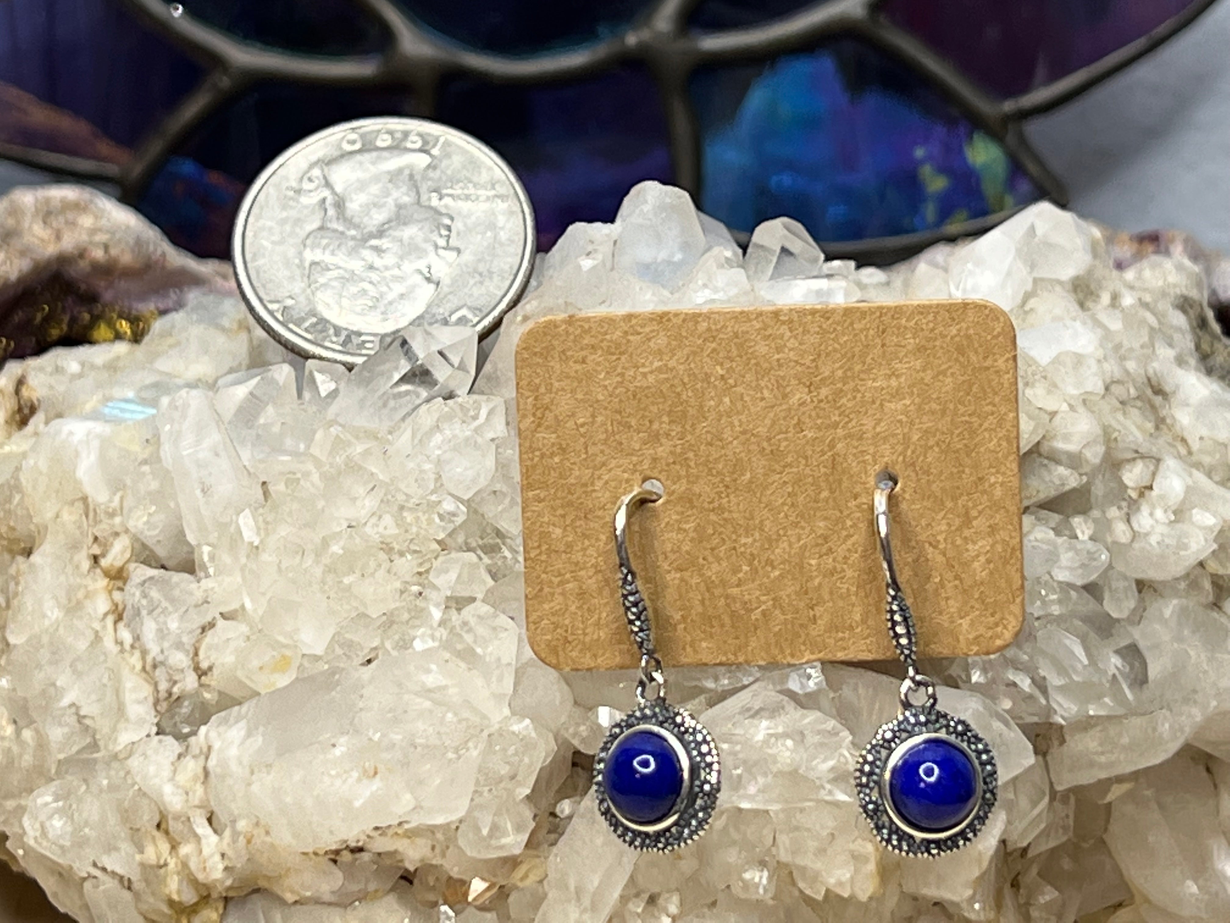 Lapis Lazuli Sterling Silver Earrings