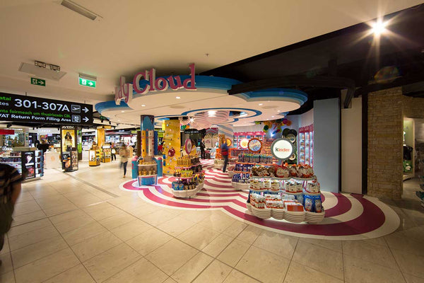 Dublin airport retail area