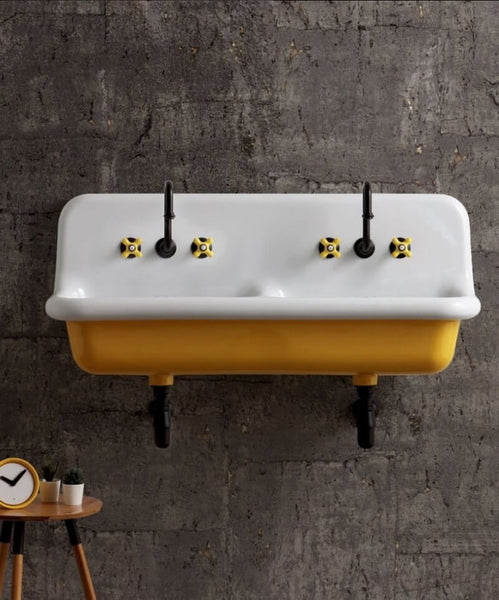 bleu-provence-retro-yellow-double-basin