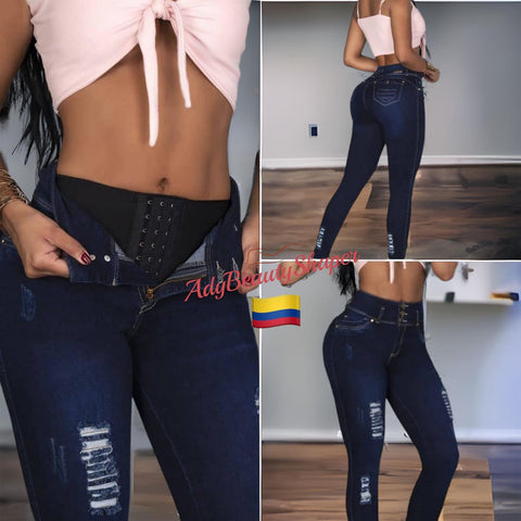 Jean levanta cola con faja interna Ska 52503PCT-B