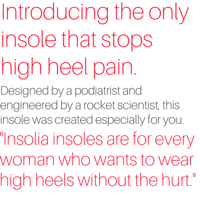 Vivian Lou Weight-Shifting Insolia Inner Soles for High Heels