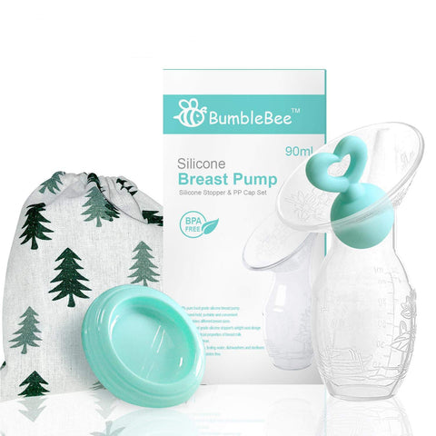 BumbleBee Manual Breast Pump with Breastfeeding Milk Saver