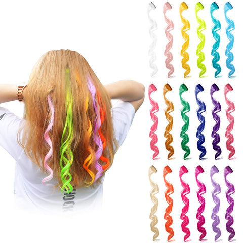 Multi-Colors-Clip-on in-Hair-Extensions