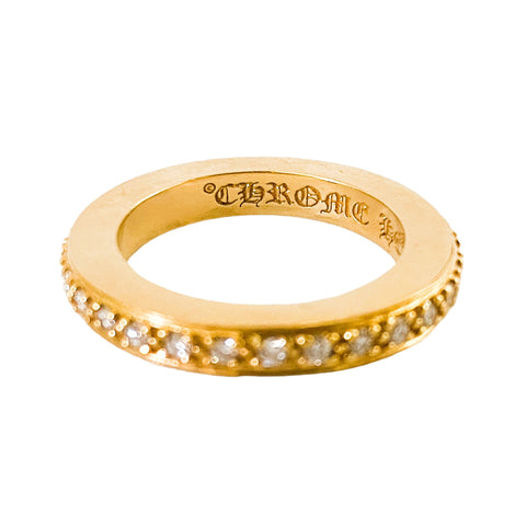 22k yellow gold love ring