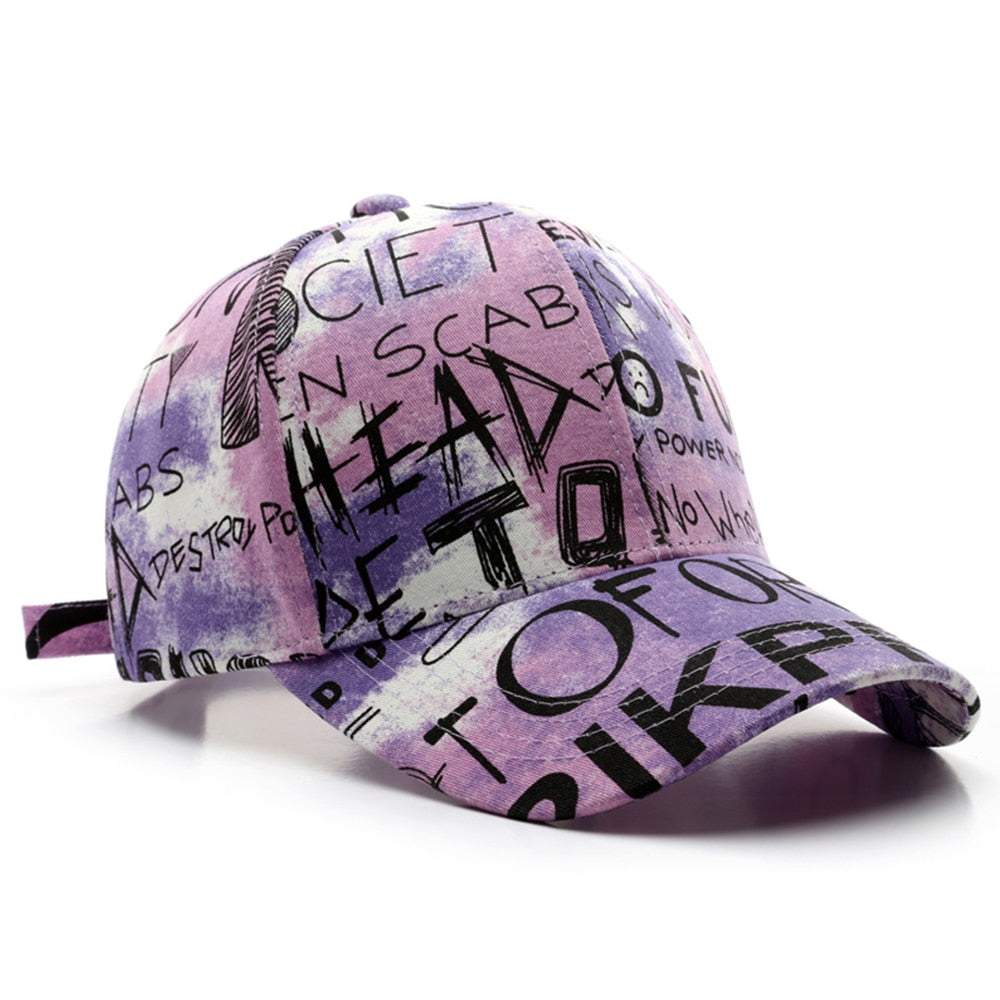 FS Trendy Graffiti Pattern Cappellino Baseball Cap