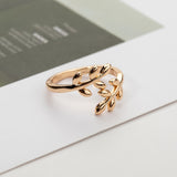 Gold Color Plating Chain Shape RING
