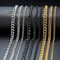 Vnox Cuban Chain Necklace for Men and Women