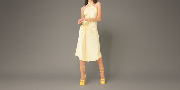 Serena Dress Yellow