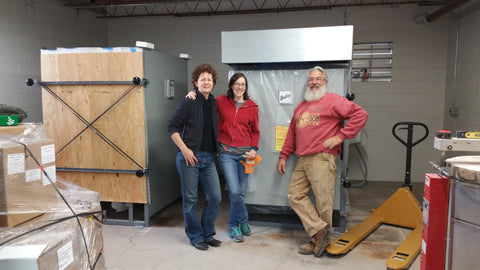 Installing new Bailey Kilns at the Ann Arbor Potters Guild