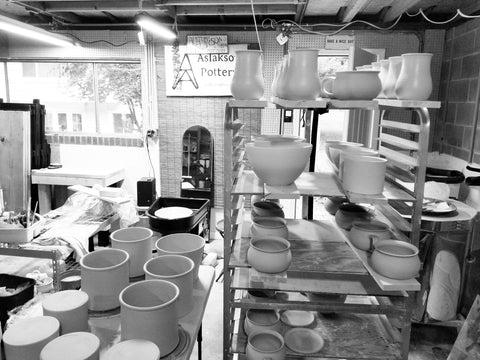 Black and White image of Aslakson Pottery Studio