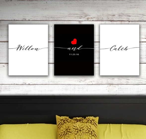 Personalized-Romantic-Triptych-valentines-gift-ideas