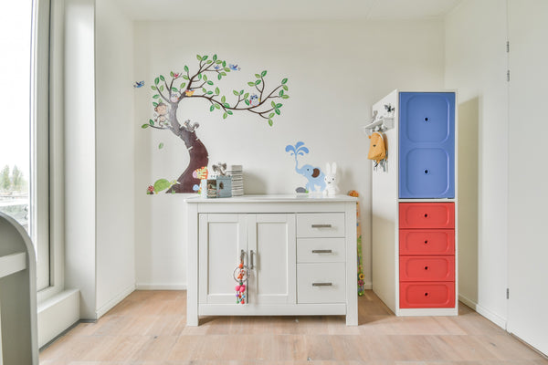 incorporate spring theme into children's rooms