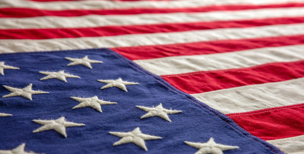 a patriotic quilt as a gift