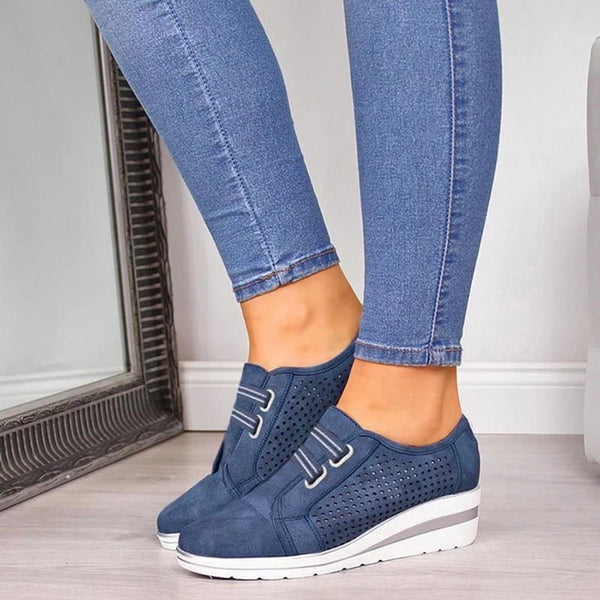 casual platform sneakers