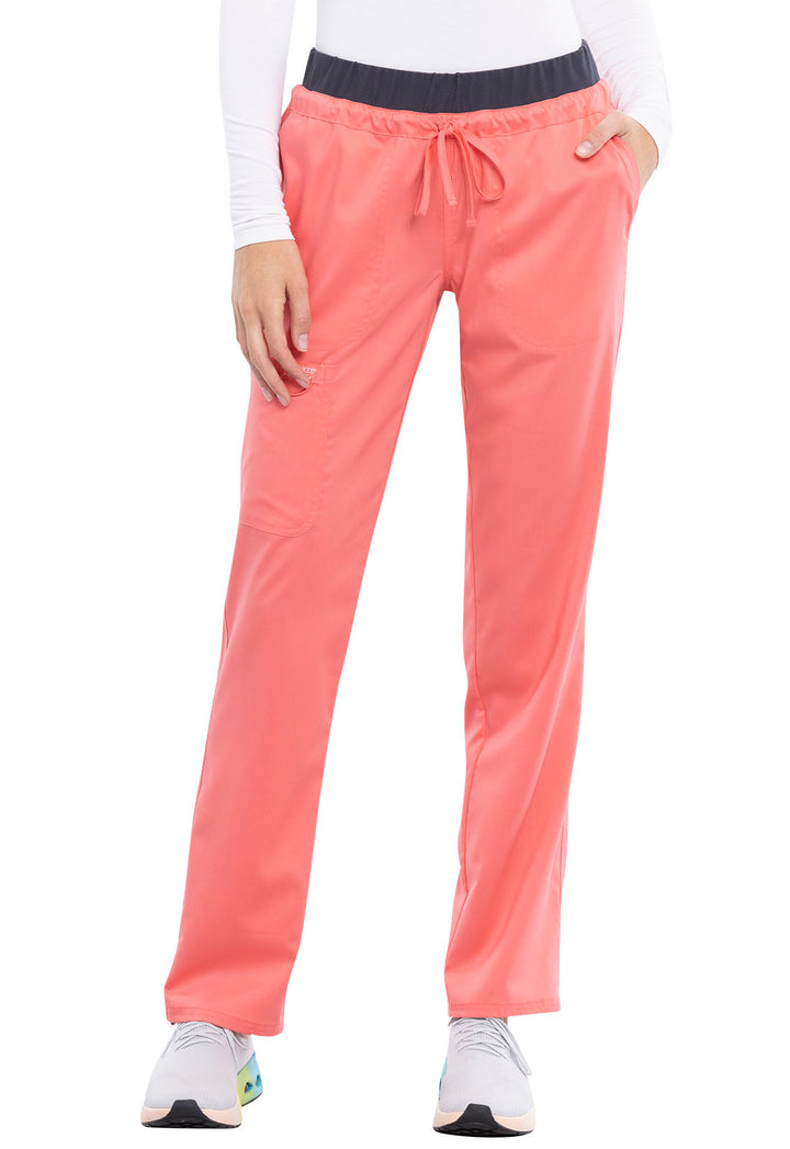 Cherokee FORM Mid Rise Tapered Leg Drawstring Pant #CK095