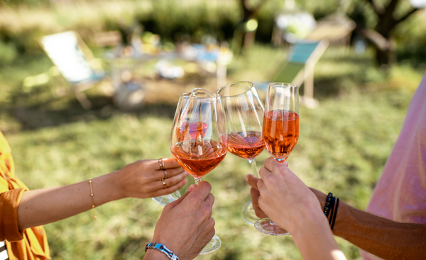 Chef and Sommelier Open Up Glasses