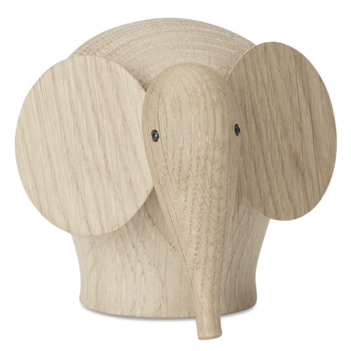 Se Nunu elephant elefant figur i egetræ - Mellem hos Wood To You