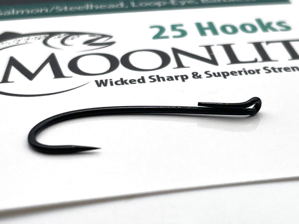 Moonlit TOGATTA ML831 Premium Barbless Salmon Hook (25 pack)