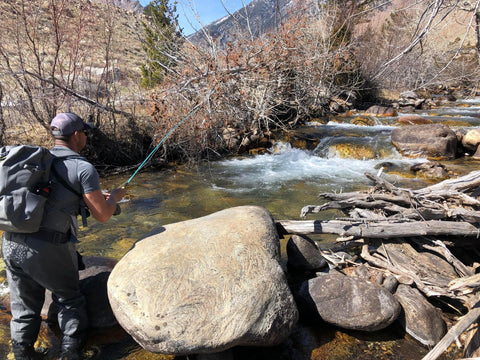 Image of NIRVANA PhoenixGLASS in use at a Creek