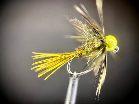 Olive PT Bead Head Soft Hackle Nymph