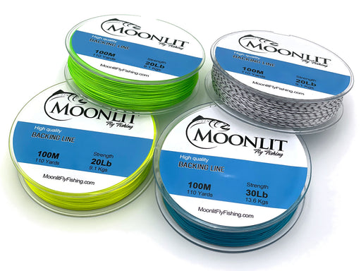 Moonlit Fly Fishing WF All-Purpose Floating Fly Line (acid blue & light  grey)