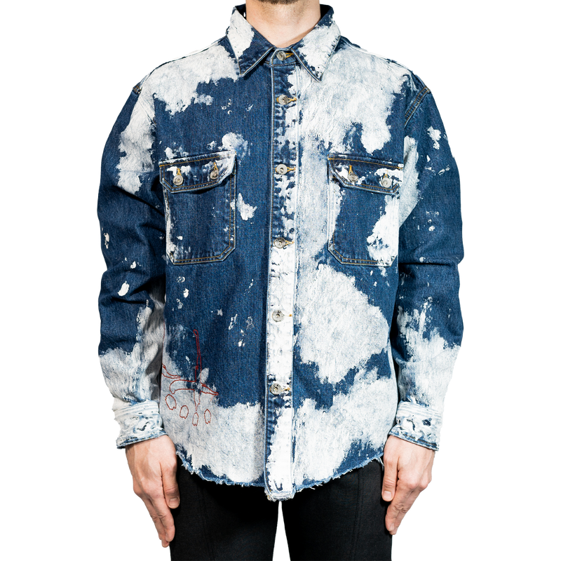 CVTVLIST CTLS PAINTED DENIM SHIRT“サイズ1”-