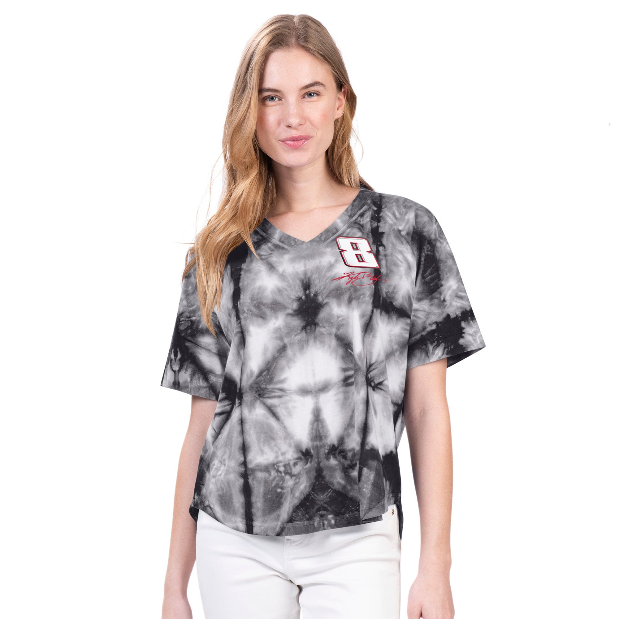 Kyle Busch Tie-Dye Ladies Top