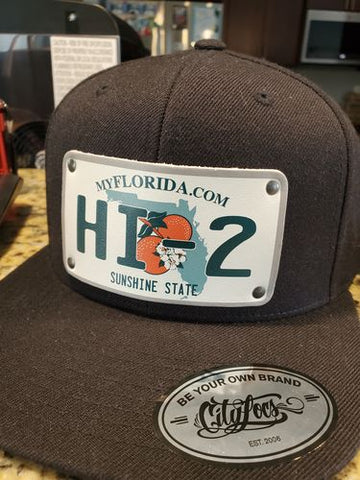 florida license plate hat