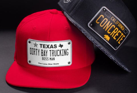 License Plate Hats