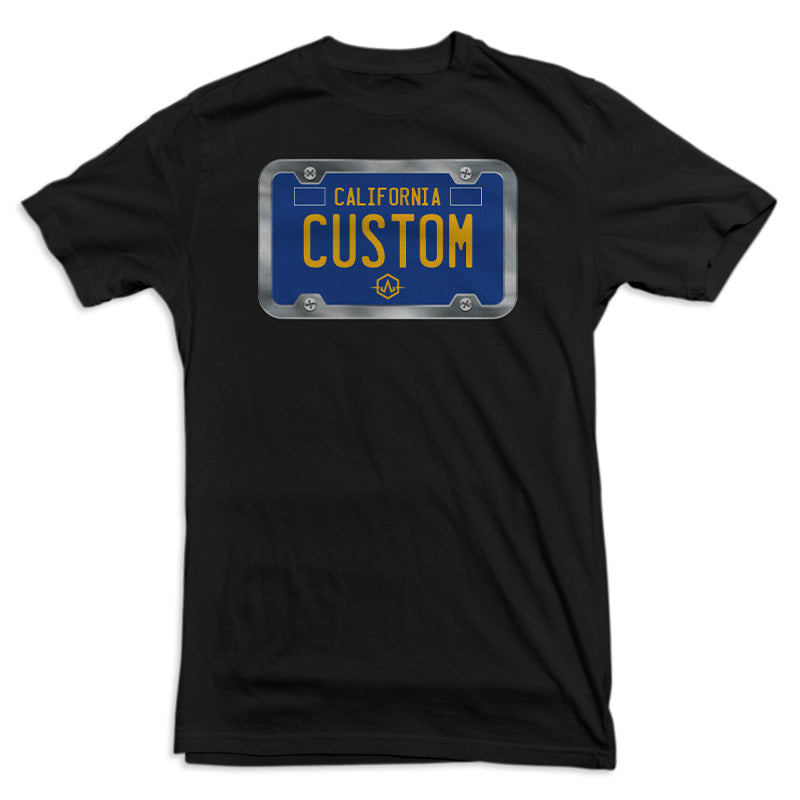US Custom License Plate T-Shirt Design - CityLocs - citylocs