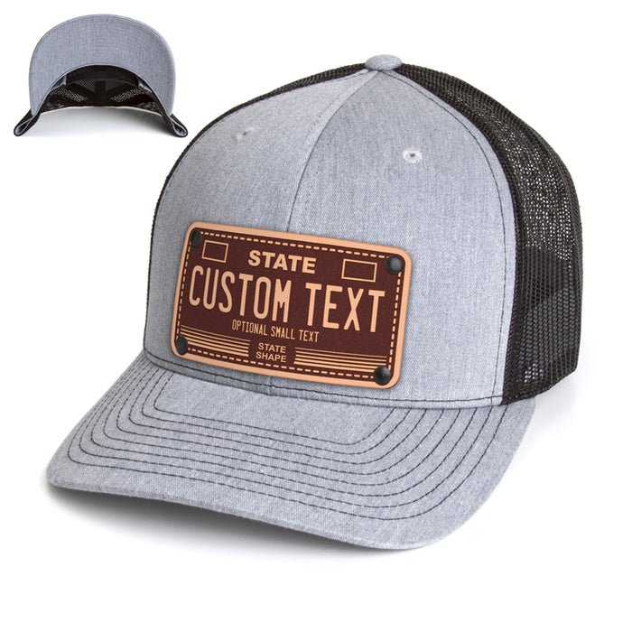 Custom Engraved License Plate Hat - Personalize Your Headwear — CityLocs
