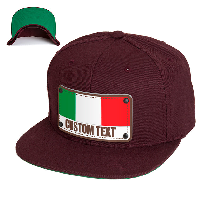 Flag Hat: Italian Show Custom Style in CityLocs Italy — Pride Your