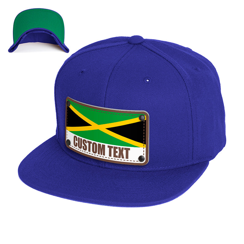 Custom Colombia Flag Hat - Citylocs, Snapback / One Size Fits All / Royal Blue