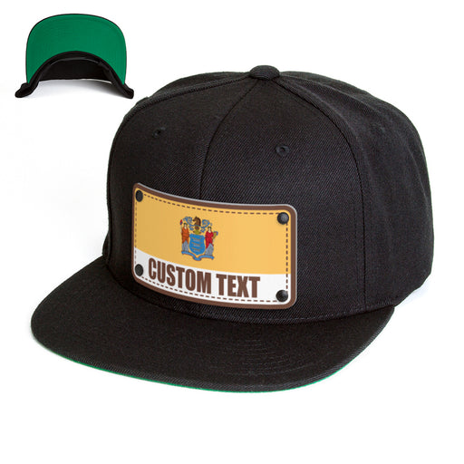 Custom Landscaping Leather Patch Hat - Citylocs, Brown & Khaki Mesh TR