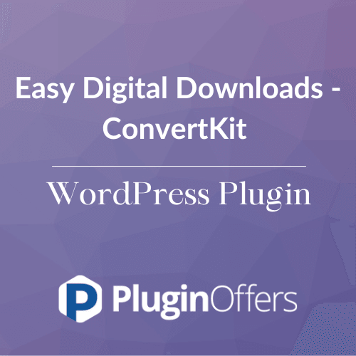 Easy Digital Downloads - ConvertKit WordPress Plugin 1.0.10